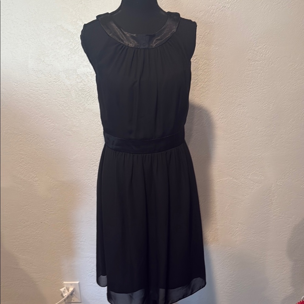White House Black Market Ruched Halter Midi Dress